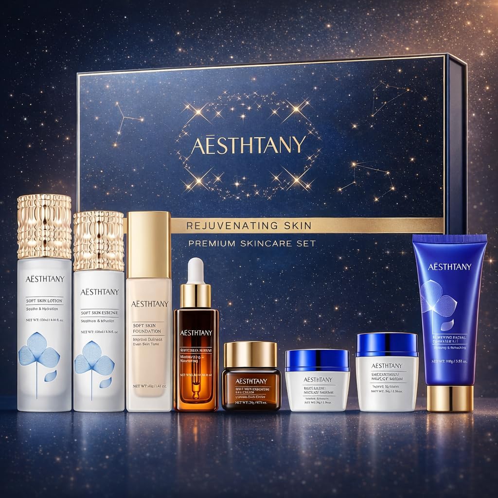 Anti-Aging Skin Care Kit For Women Anti-Wrinkle Firming Skin - Product Imagery