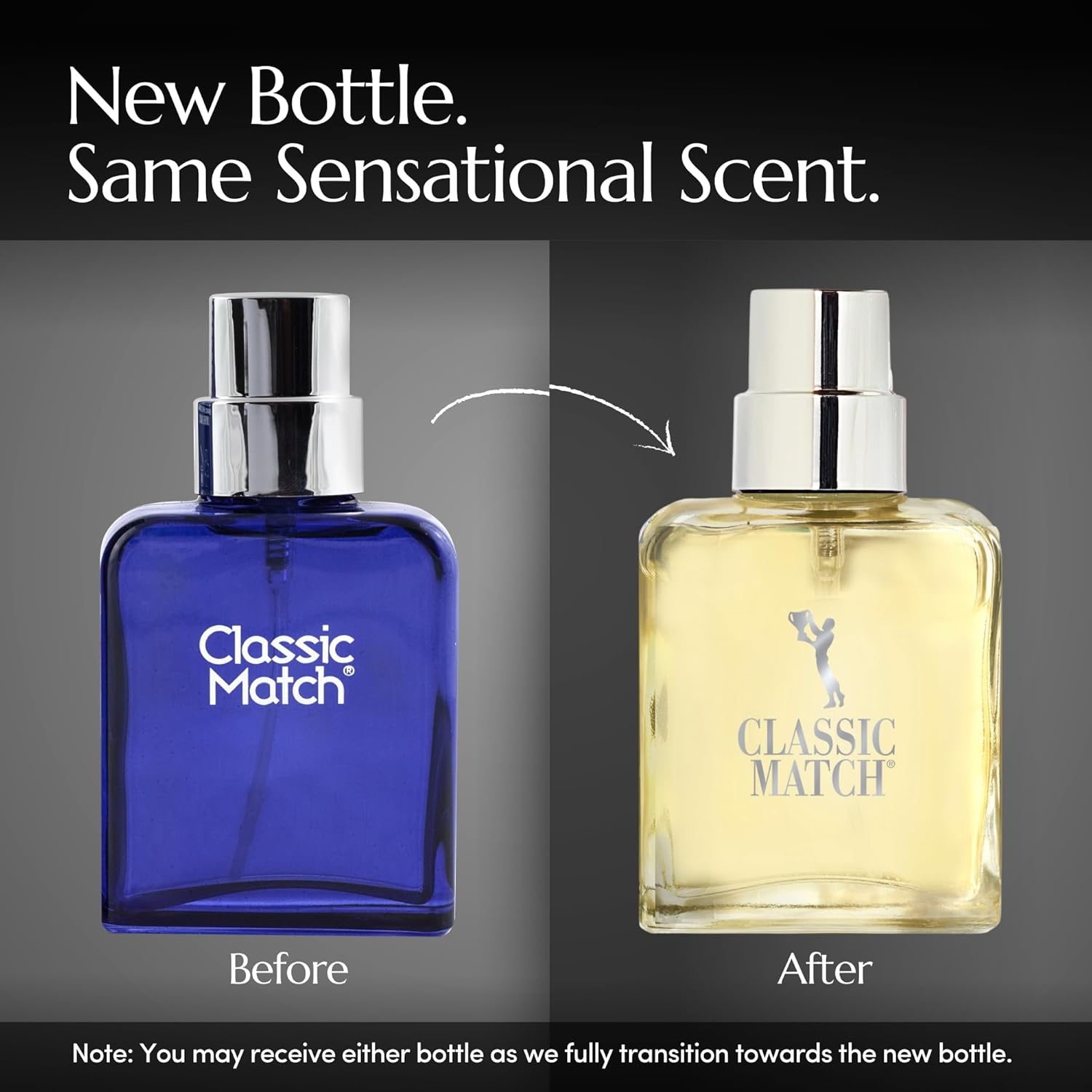 PB ParfumsBelcam Blue Classic Match men's Eau de Toilette spray with sleek blue bottle, fresh and masculine fragrance.