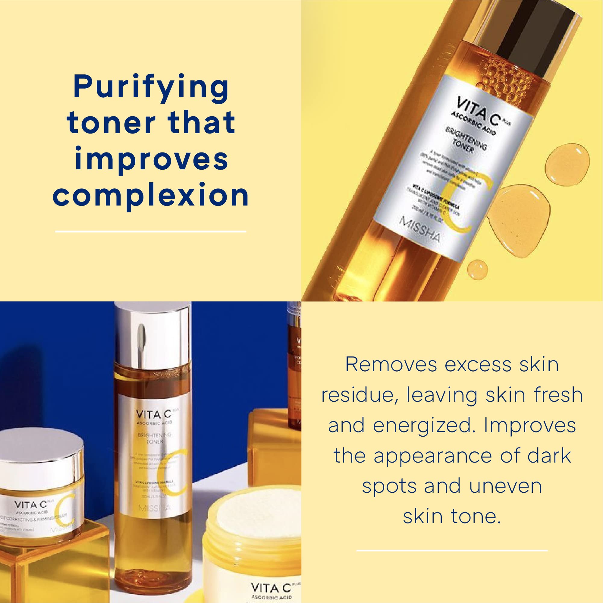 MISSHA Vita C Plus Brightening Toner Korean Skin Care 6 76 - MISSHA Official Imagery - 7