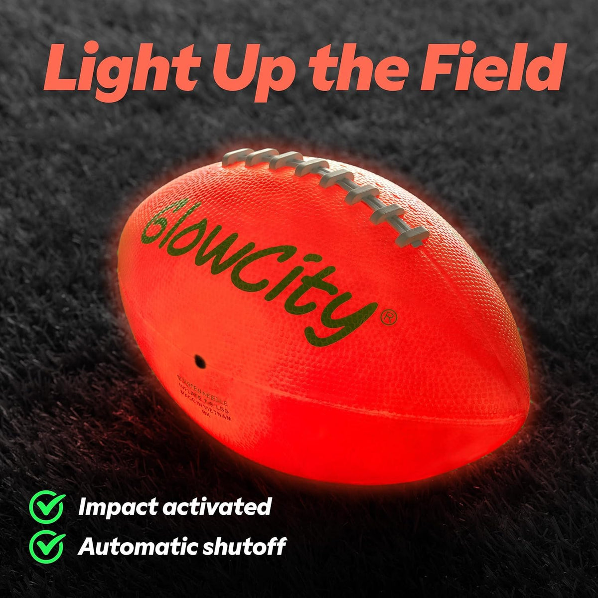 GlowCity Glow in The Dark Football - GlowCity Official Imagery - 3