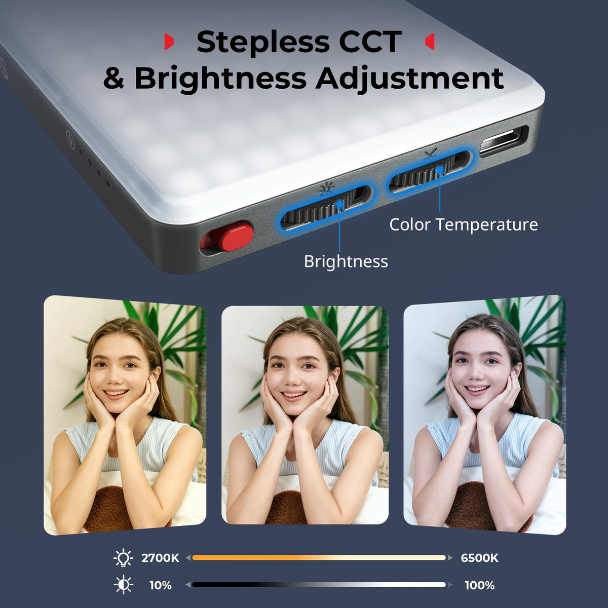 SmallRig M3 Magnetic Selfie Phone Light with Clip Portable - SMALLRIG Official Imagery - 4