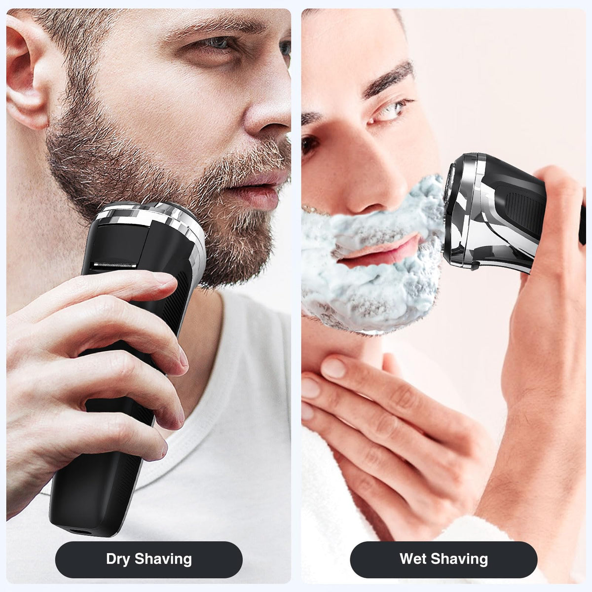 YIRISO Electric Razor for Men 9000 RPM Smooth Rotary Shaver - YIRISO Official Imagery - 7
