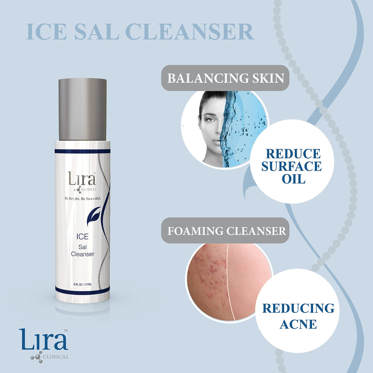 Lira Clinical ICE Sal Cleanser - Lira Clinical Official Imagery - 4