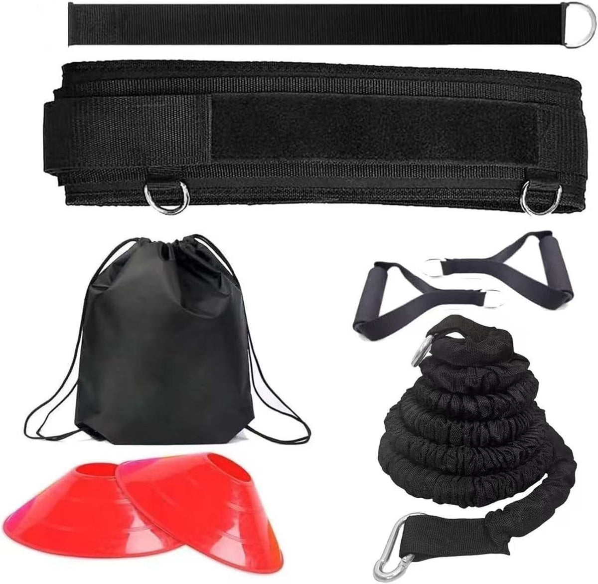 Running Resistance Bands 80lb Speed and Agility Training - OYINDIZ Official Imagery - 1