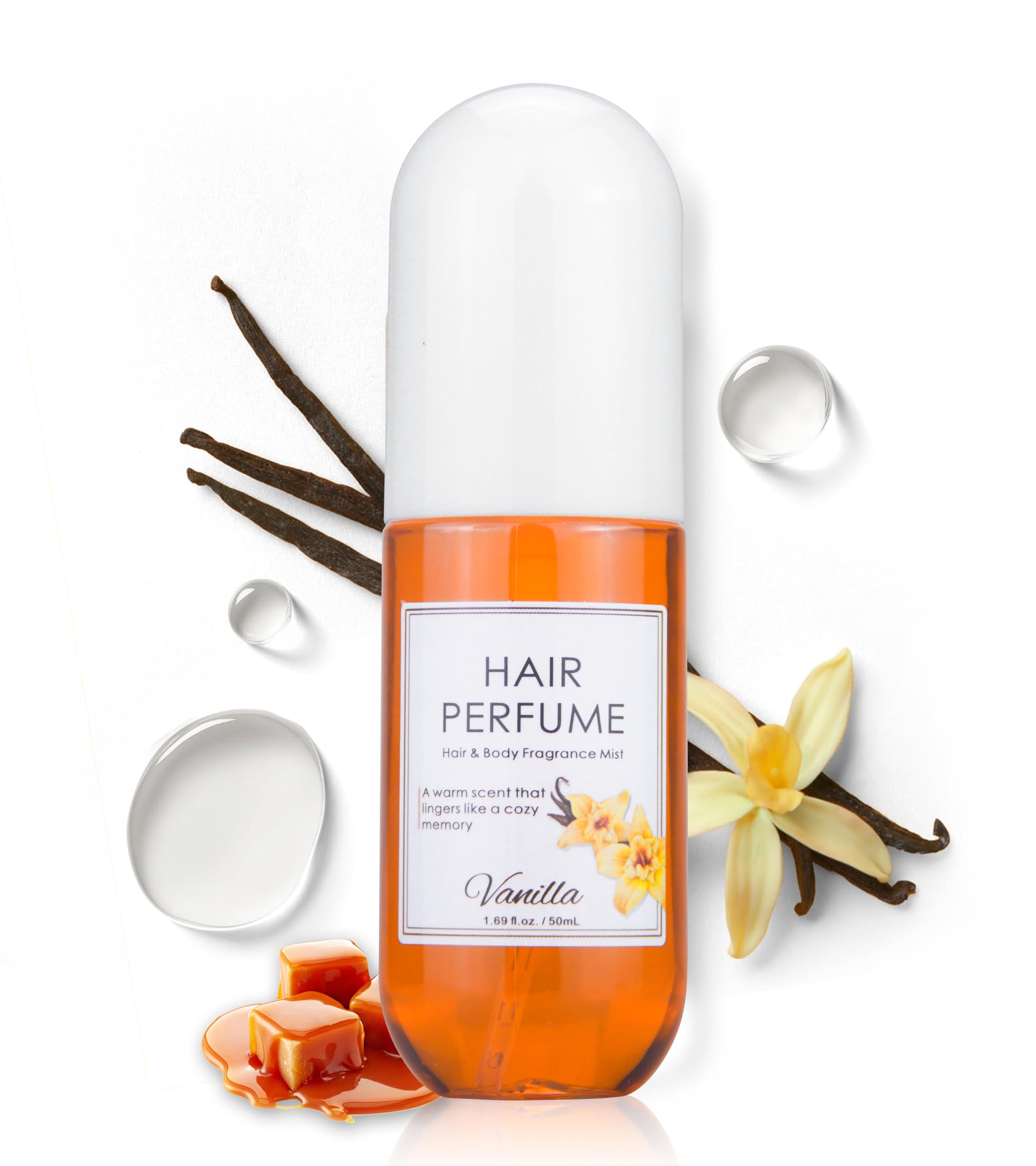 Vanilla Hair & Body Perfume Spray, Pheromones Perfumes for - Product Imagery