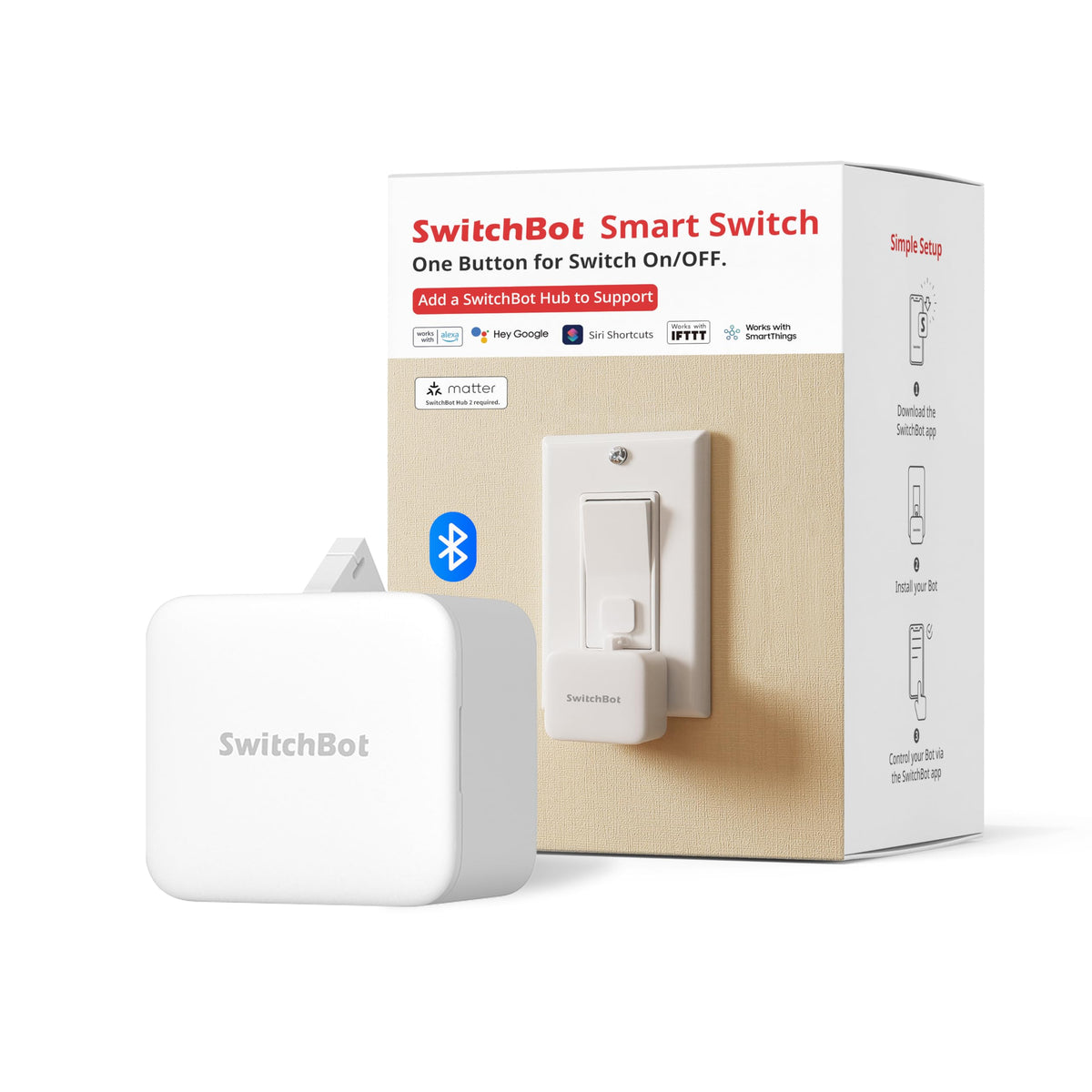 Switchbot Bluetooth Fingerbot Button Pusher for Rocker - SwitchBot Official Imagery - 2