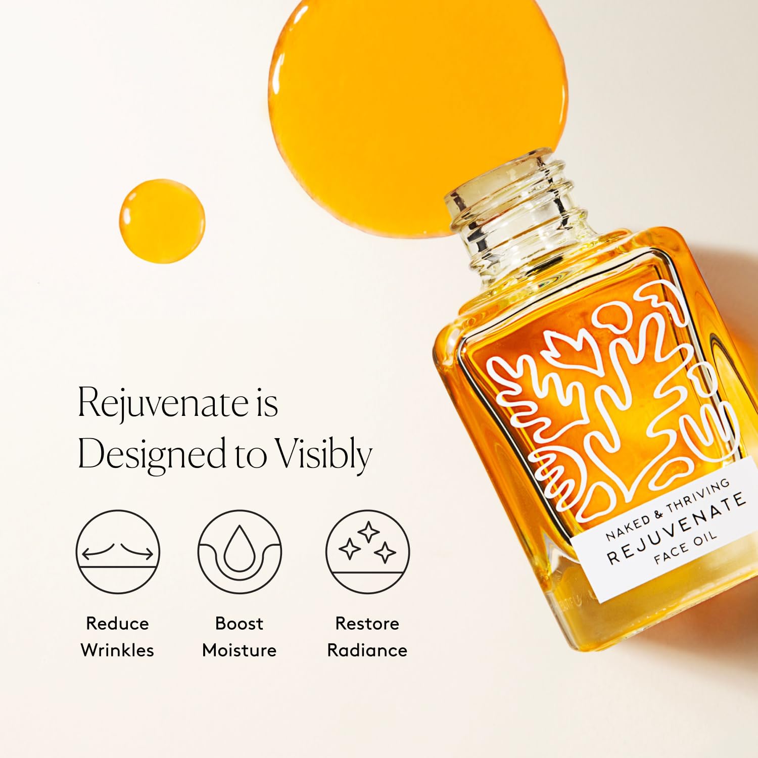 Naked & Thriving Rejuvenate Restorative Face Oil - Organic & Vegan & & - Naked & Thriving Official Product View 4