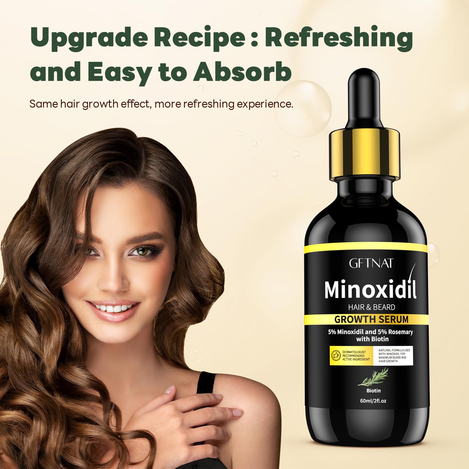 andelusita 5% Minoxidil Hair Growth Serum with Biotin & Rosemary - Extra - andelusita Official Product View 6