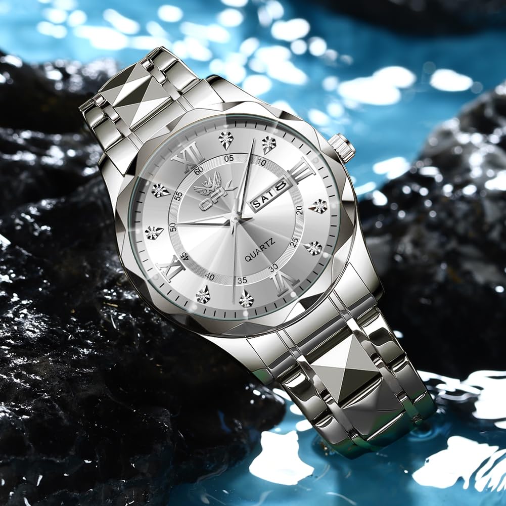 OPK Watches for Men Diamond Roman Analog Mens Watches - OPK Official Imagery - 7