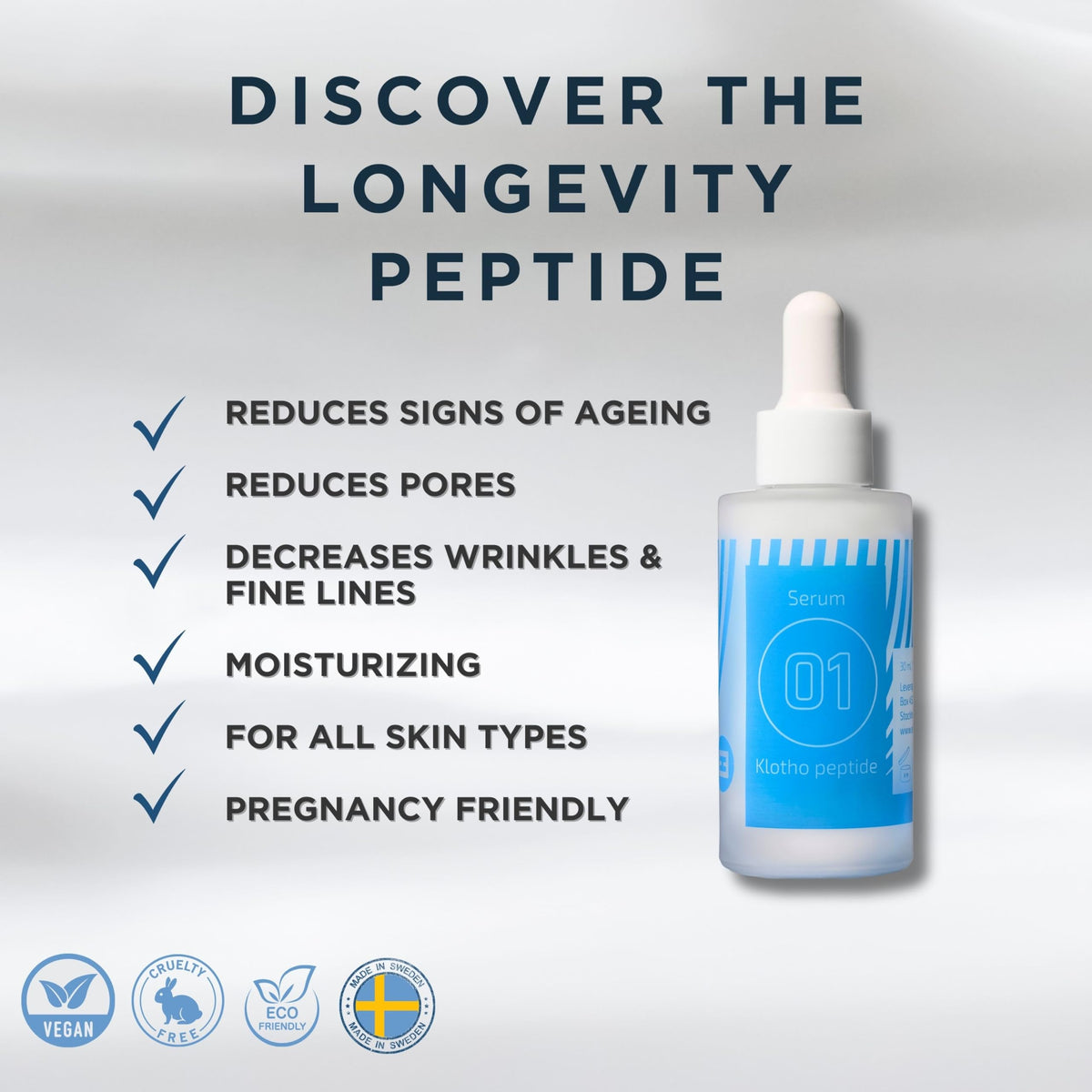 EiE Klotho Peptides Serum Hydrating Anti Aging Hyaluronic - Leverage x Evolution Official Imagery - 4