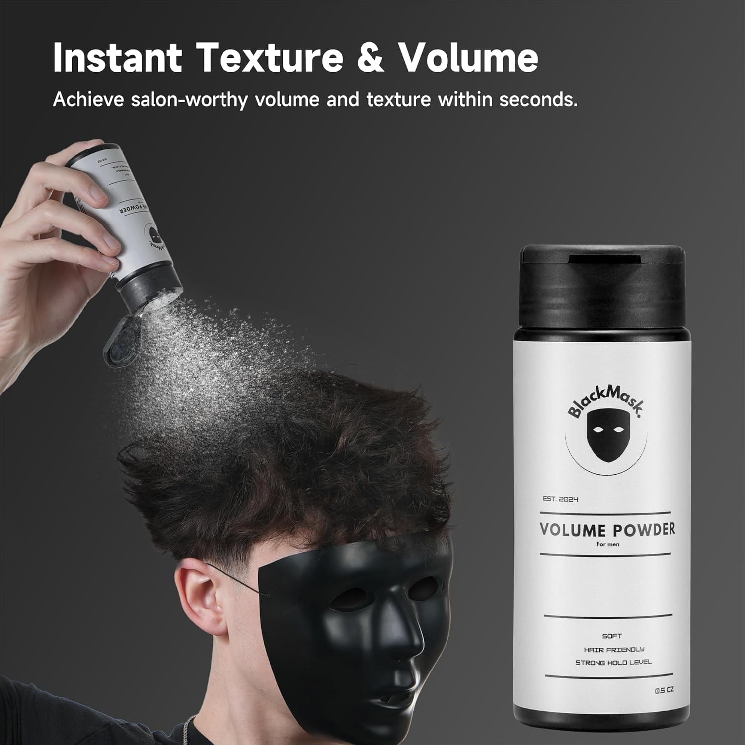 BlackMask Texture Powder for Men, Easy to Apply - Instantly Adds Textu - View 4