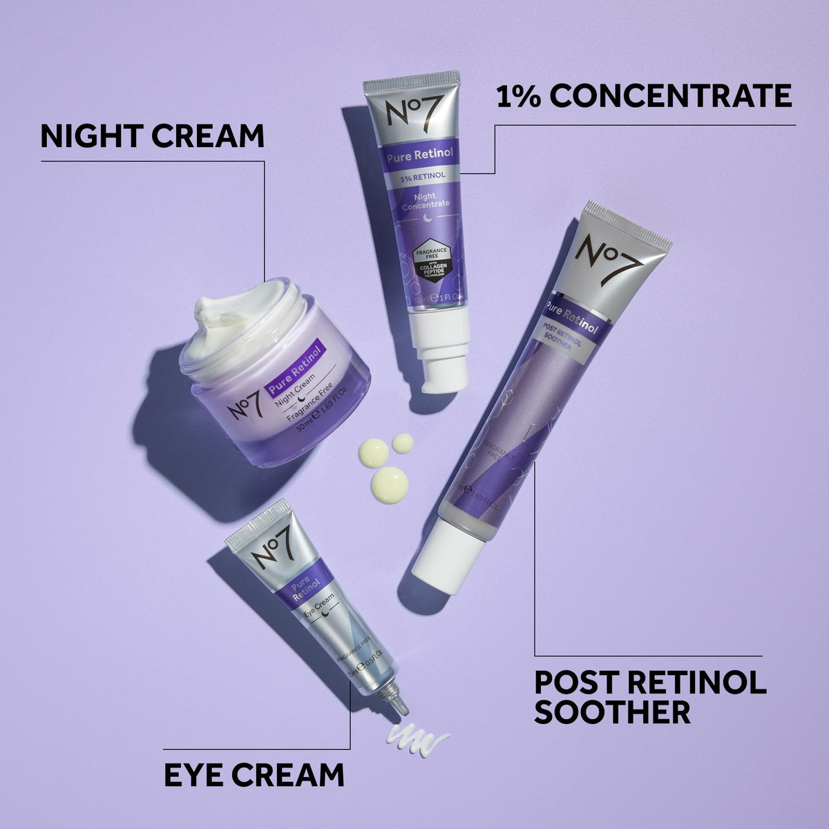 No7 Pure Retinol 1 Night Concentrate 30ml - No7 Official Imagery - 8