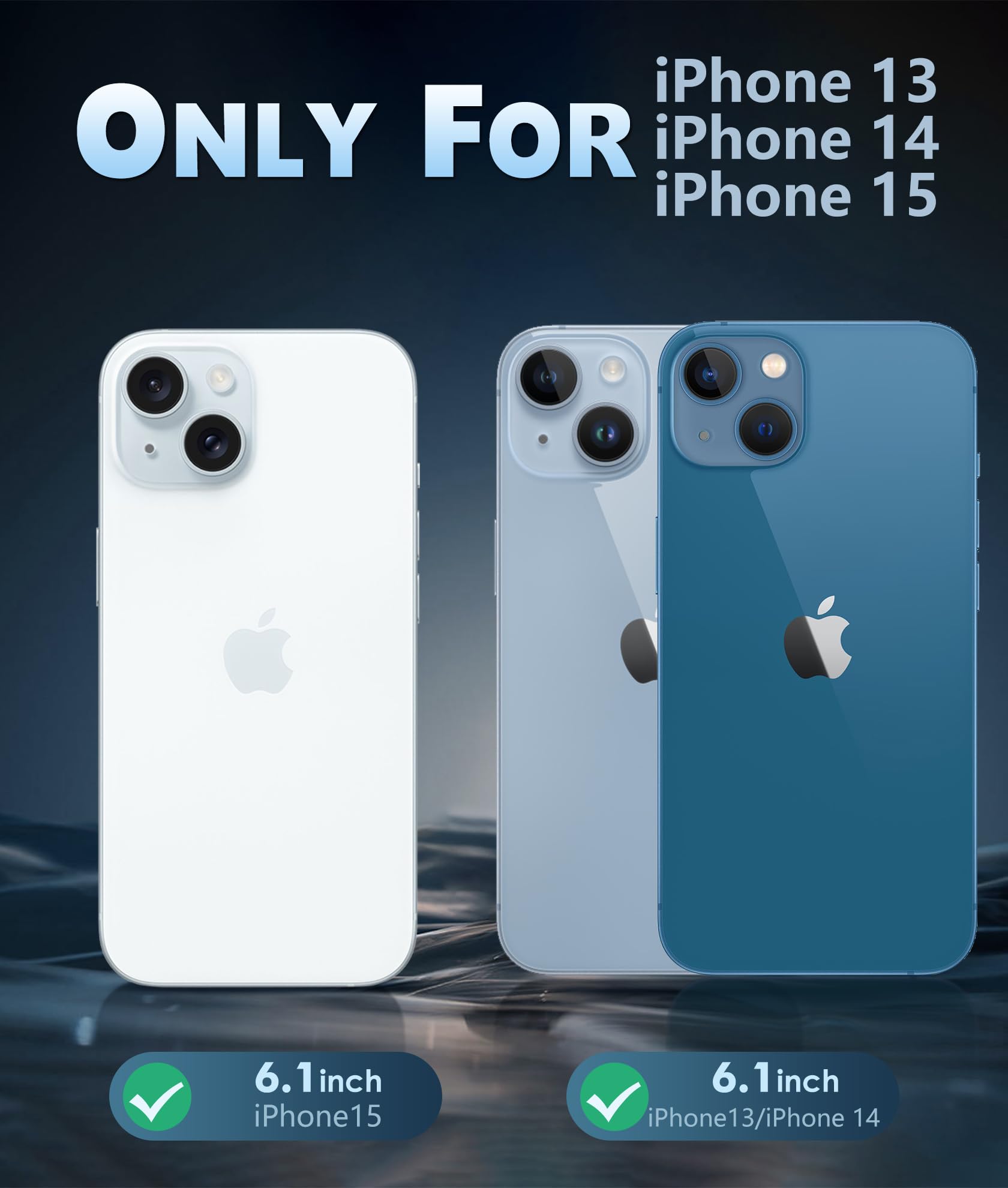 FNTCASE for iPhone 15 - 13 Case Compatible with Magsafe Clear - FNTCASE Official Product View 2