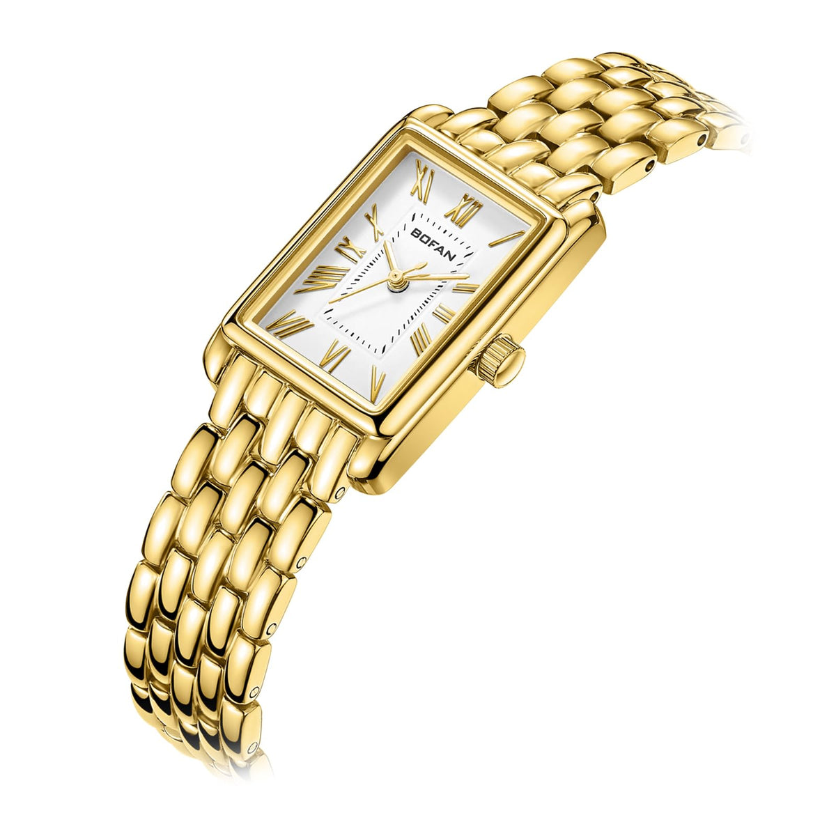 BOFAN Gold Watches for Women with Vintage Bracelet - BOFAN Official Imagery - 3