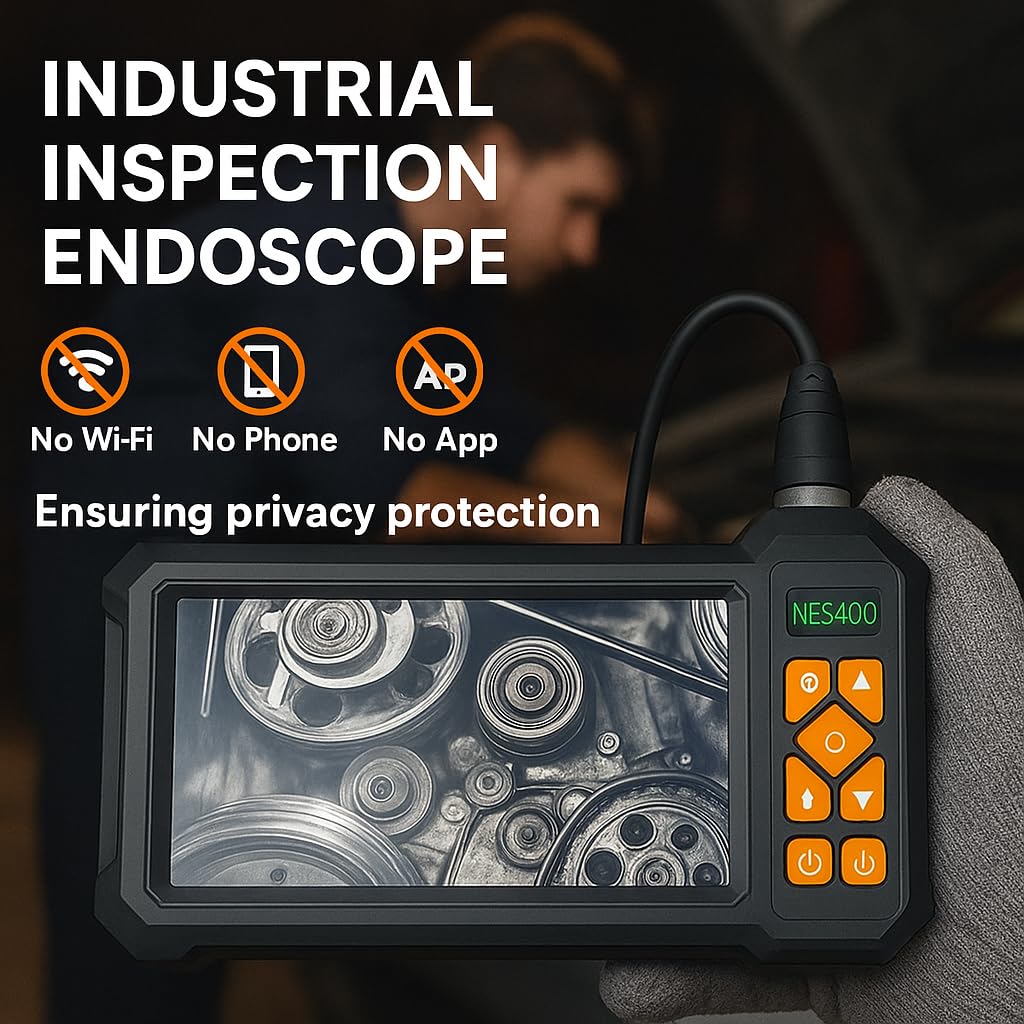 Endoscope Camera with Light 1920P HD Borescope Inspection - COOVIE Official Imagery - 4