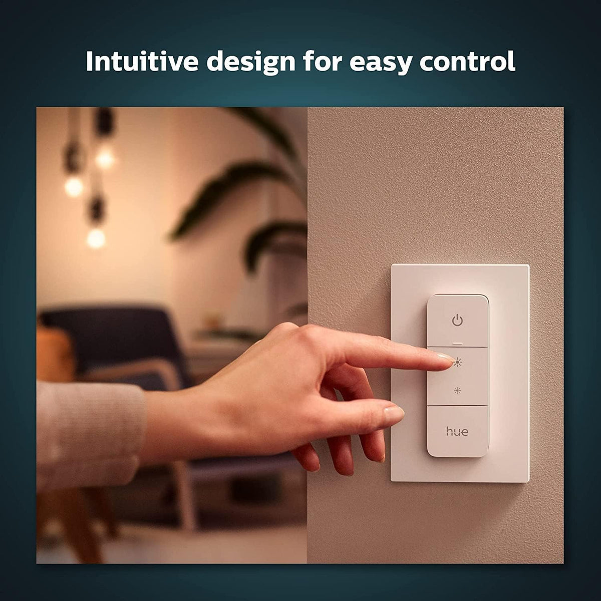 Philips Hue Smart Wireless Dimmer Switch V2 for Indoor Home - Premium Selection Official Imagery - 5