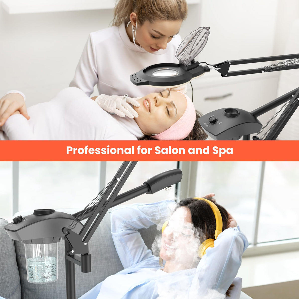 TASALON Professional 2 in 1 Facial Steamer Ozone Face - TASALON Official Imagery - 8