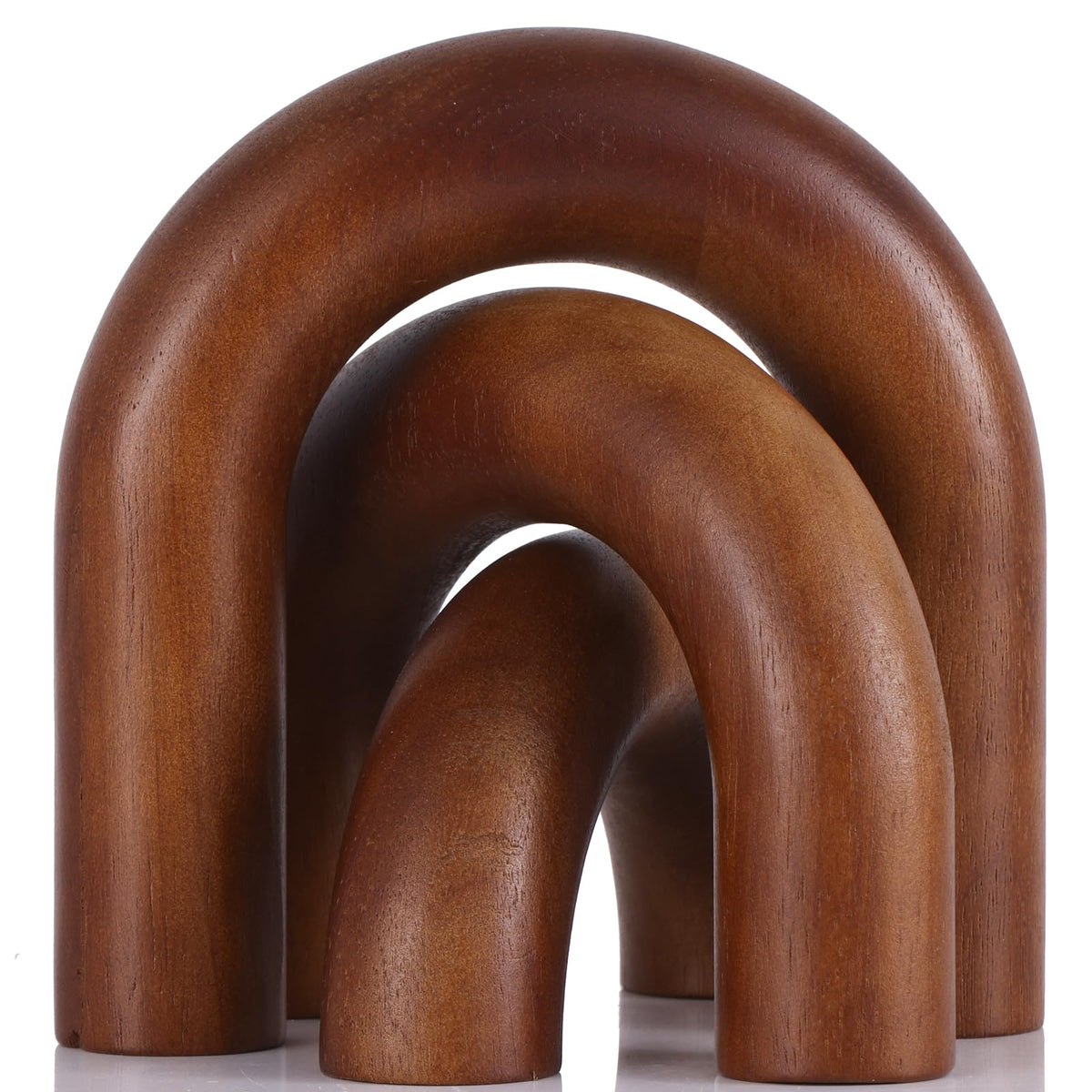 XMGZQ Brown Wood Arch for Coffee Table Decor Items Wood - XMGZQ Official Imagery - 1
