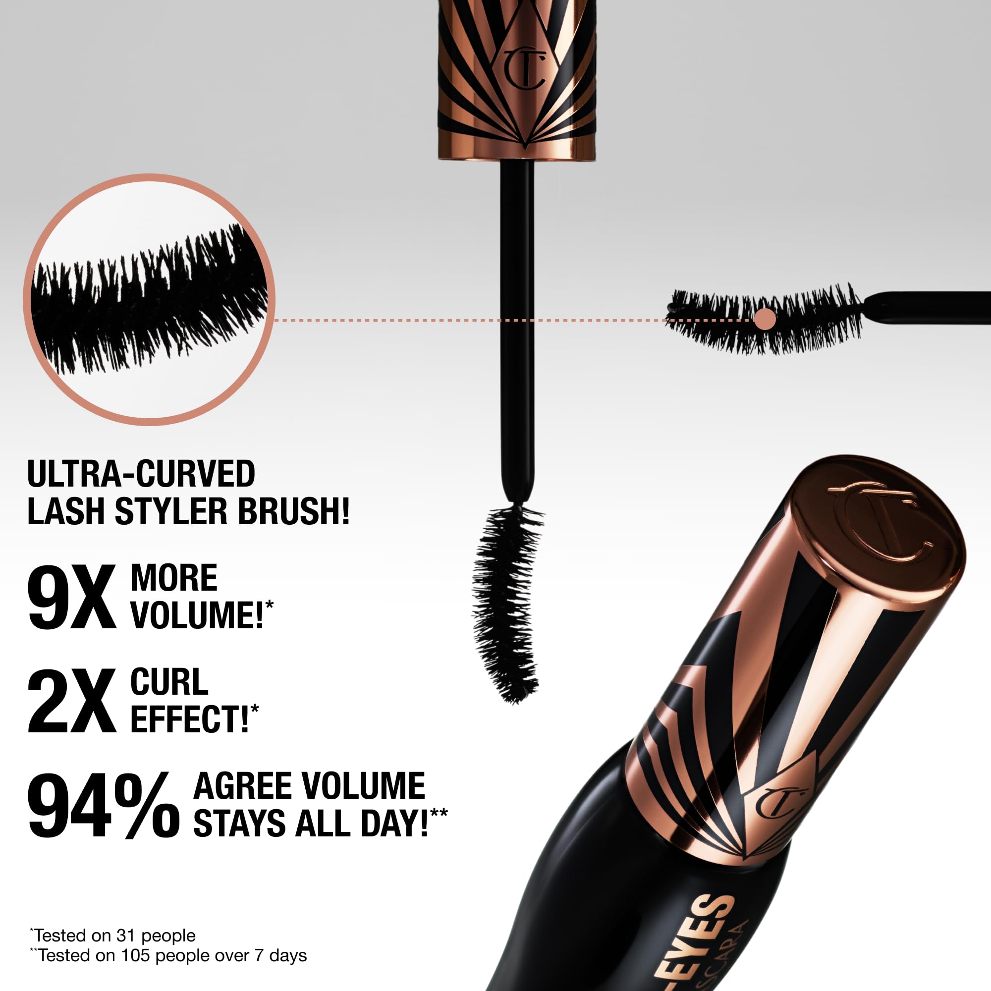 Charlotte Tilbury Exagger Eyes Volume Length Mascara Exagger - Premium Selection Official Imagery - 4