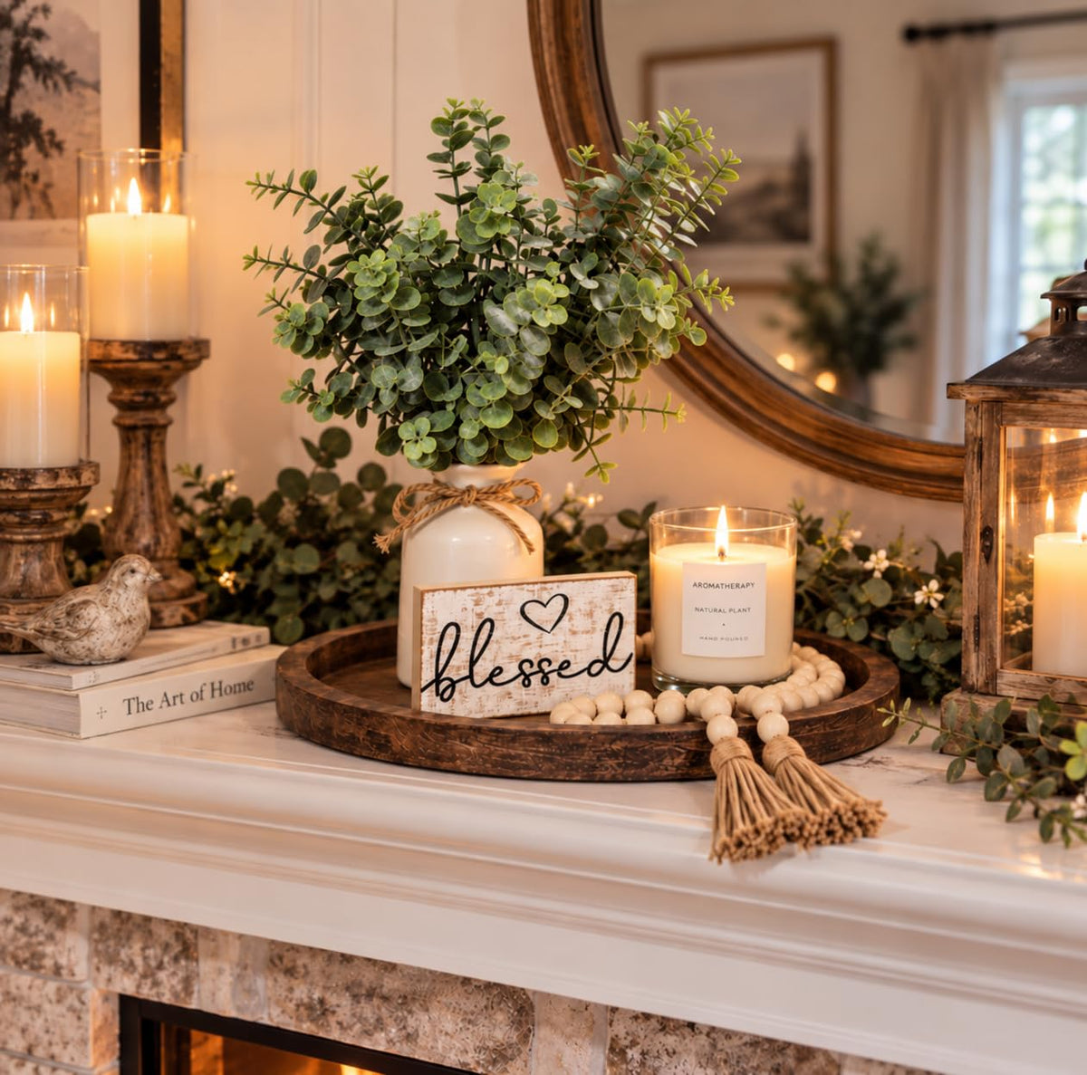 Rustic Modern Farmhouse Decor Set of 6 for Your Living Room - ZENLIV Official Imagery - 6