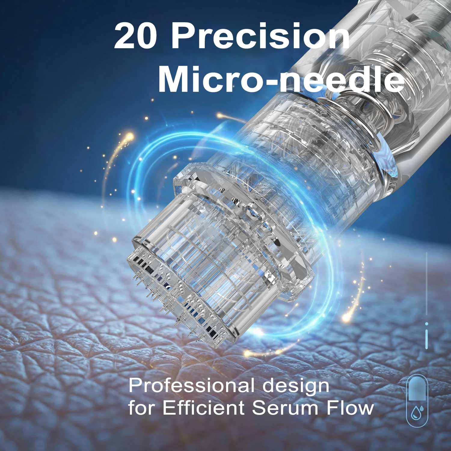 Microneedling Derma Stamp Micro Infusion for Face Scalp - BOVRM Official Imagery - 3