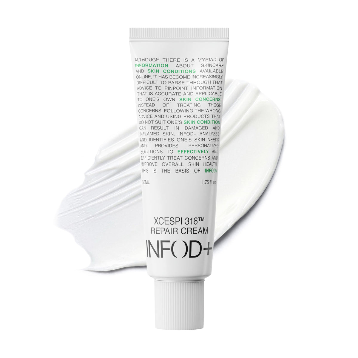 INFODPLUS Sensitive Skin Moisturizer Face Cream with - INFOD+ Official Imagery - 2