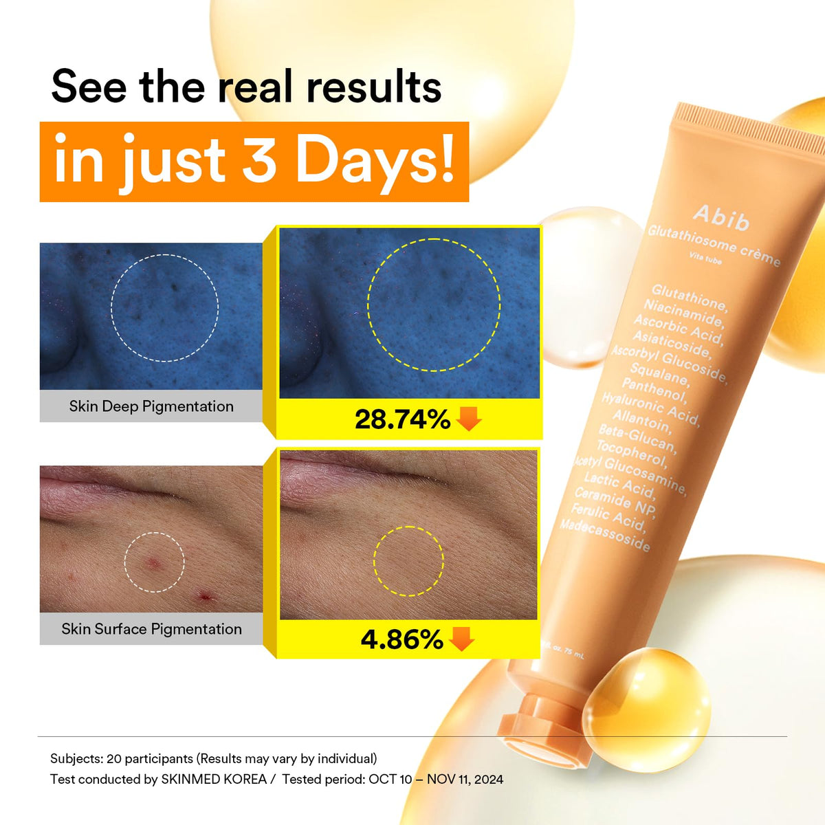 Abib Glutathiosome Cream Vita Tube Moisturizer for Dull - Abib Official Imagery - 4