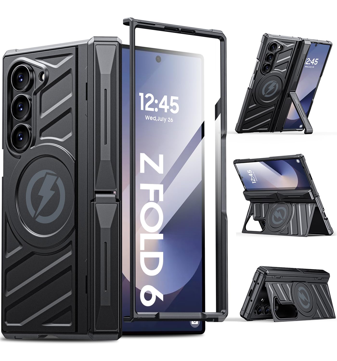 Magnetic for Galaxy Z Fold 6 Case Heavy Duty Armor Phone - LEIAU Official Imagery - 1