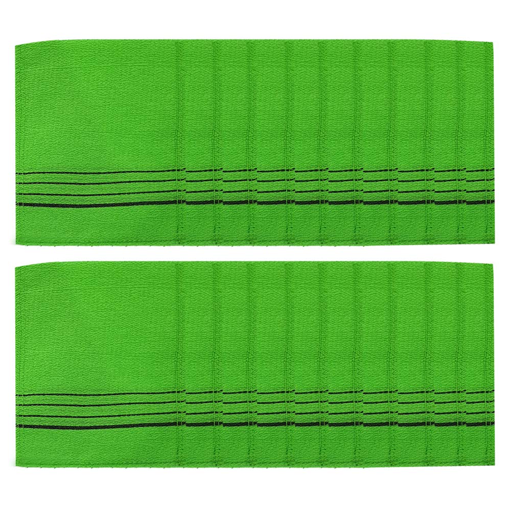 AALINAA Korean Italy Towel Genuine Korean Exfoliating Scrub Bath Mitten Green - AALINAA Official Product View 5