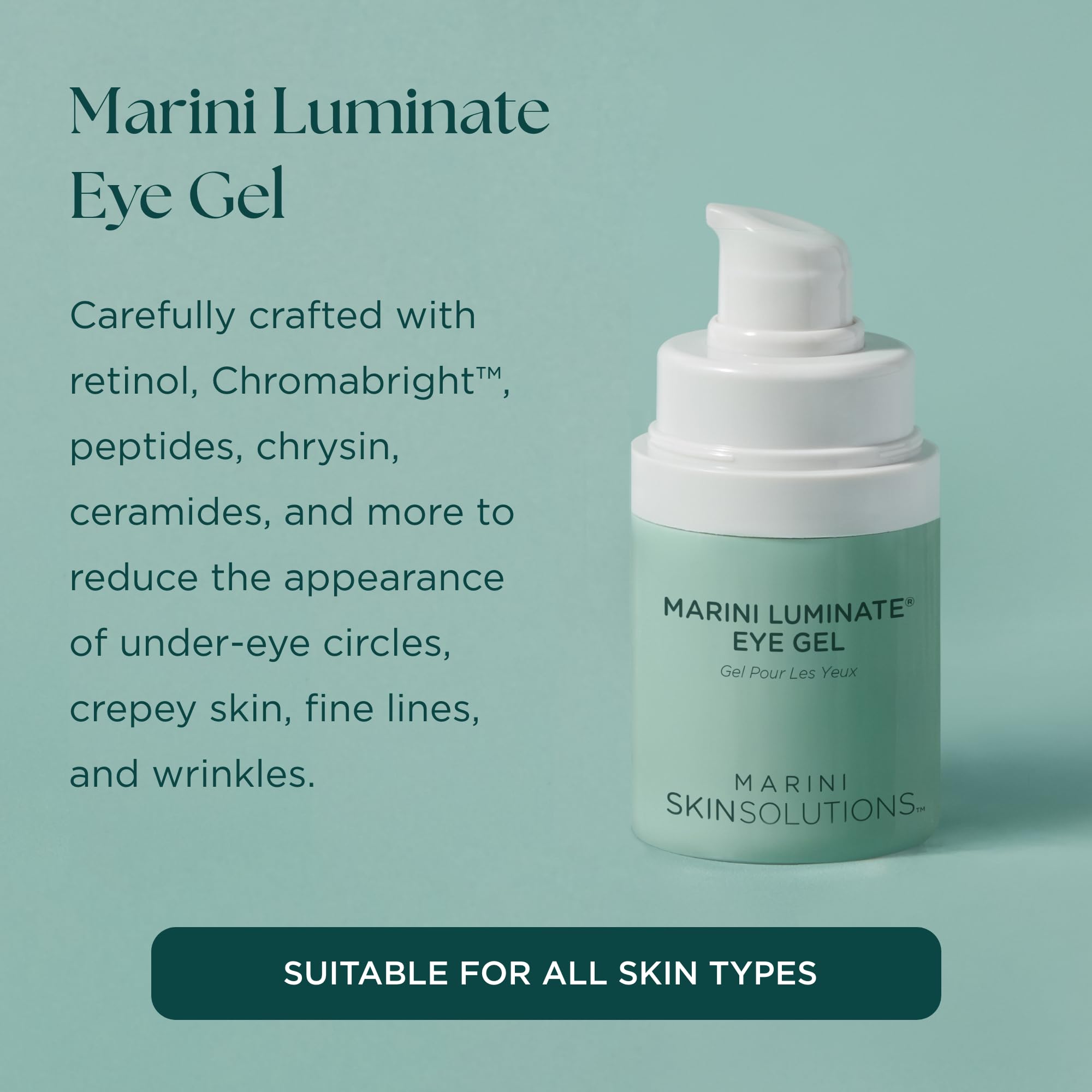 Marini SkinSolutions Luminate Eye Gel - Marini SkinSolutions Official Imagery - 3