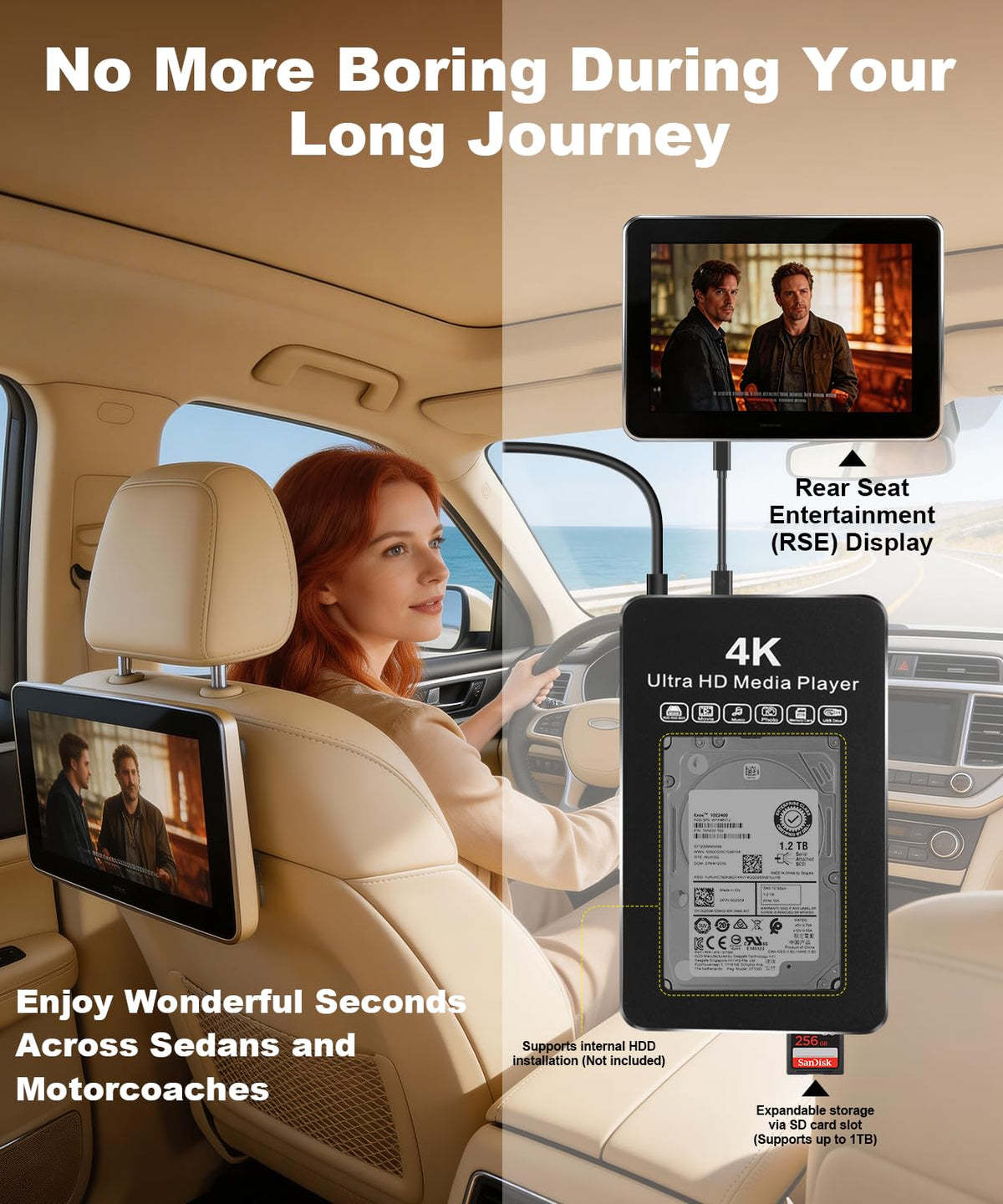 ACEMAX 4K 60Hz Offline Media Player with 2 5 Inch SATA HDD - acemax Official Imagery - 8
