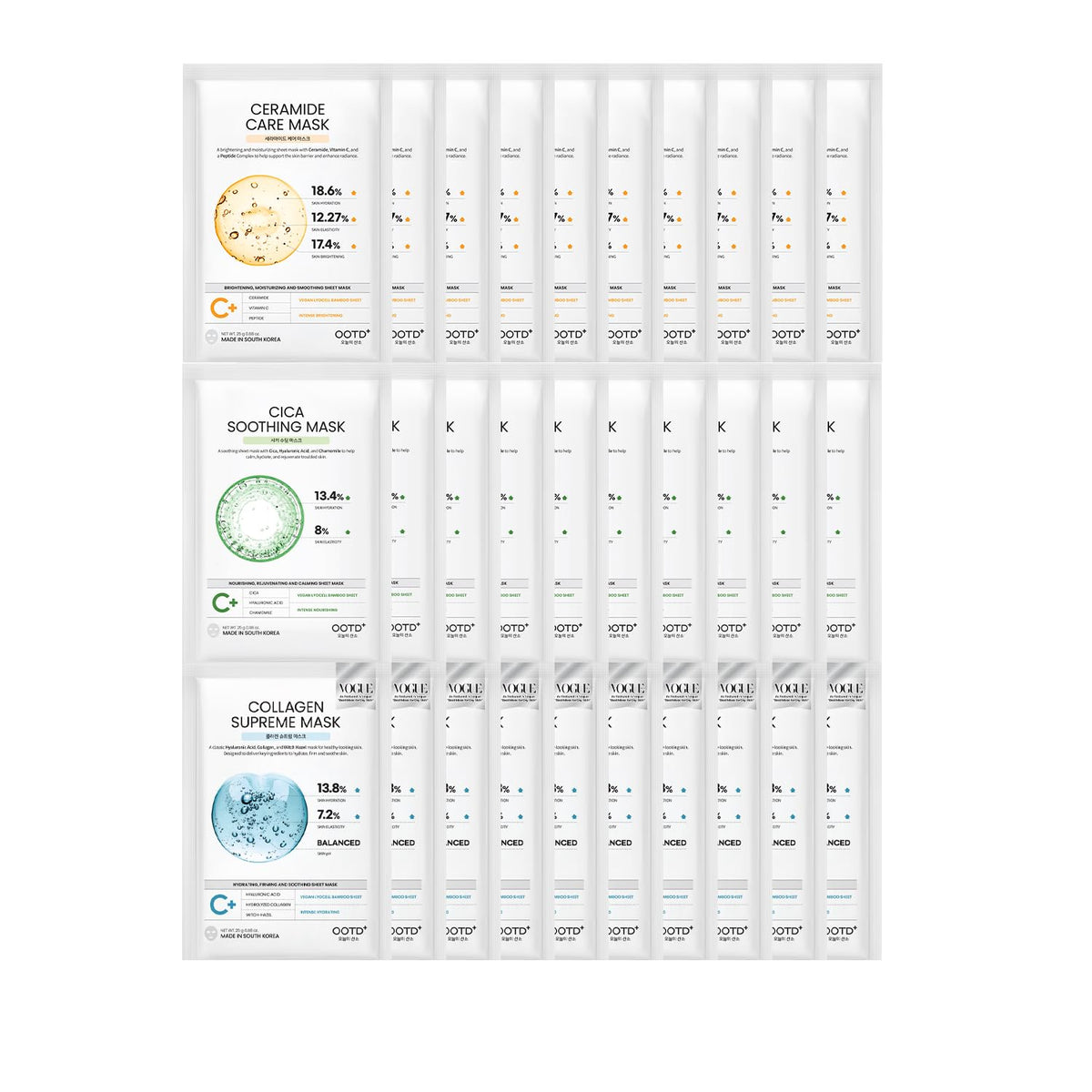 OOTD Sheet Masks Hydrating 30 Pack - #OOTD Official Imagery - 2