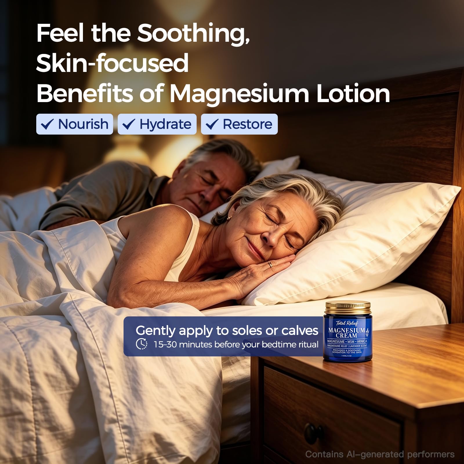CleJoy Magnesium Cream – Lavender, Arnica & MSM 4 oz