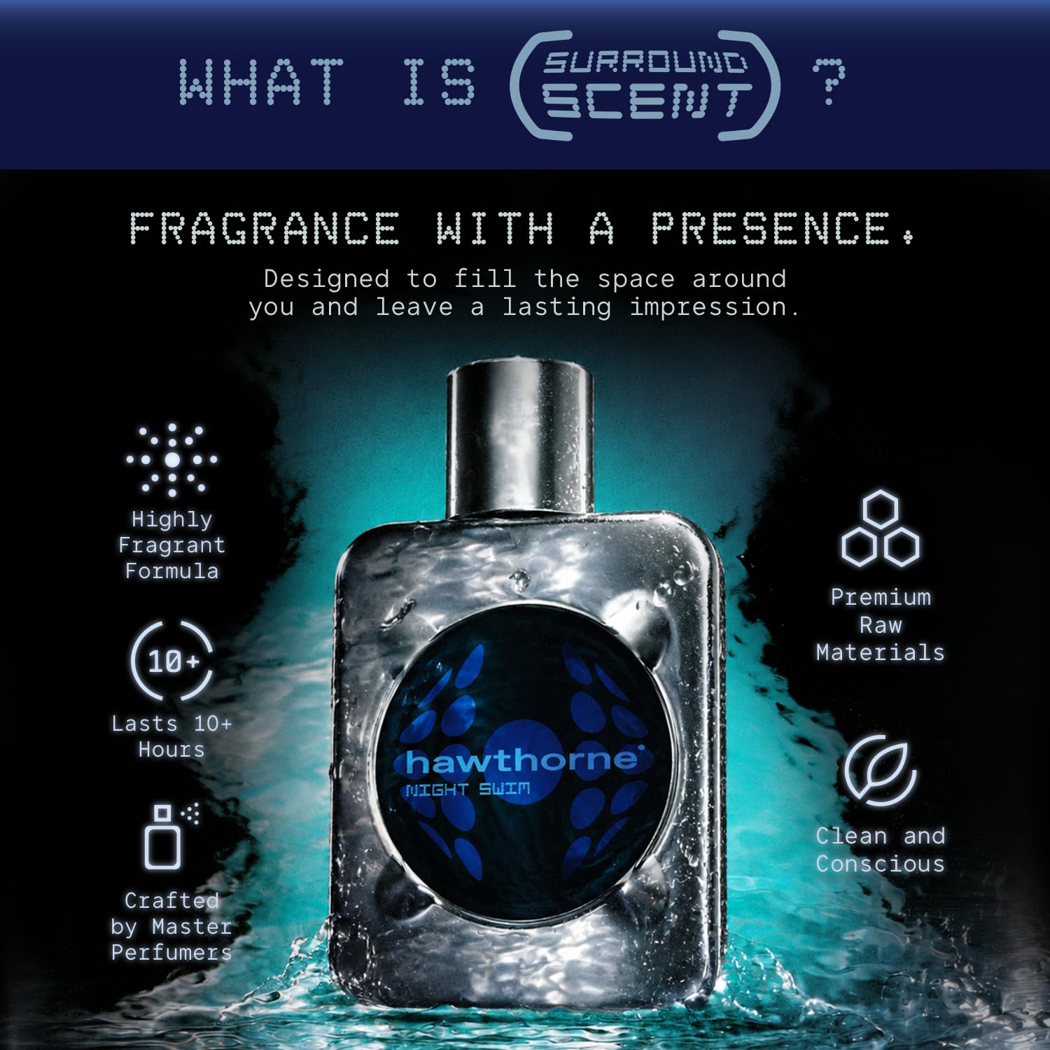 Hawthorne Night Swim Cologne for Men Fresh Addictive Parfum - Hawthorne Official Imagery - 8
