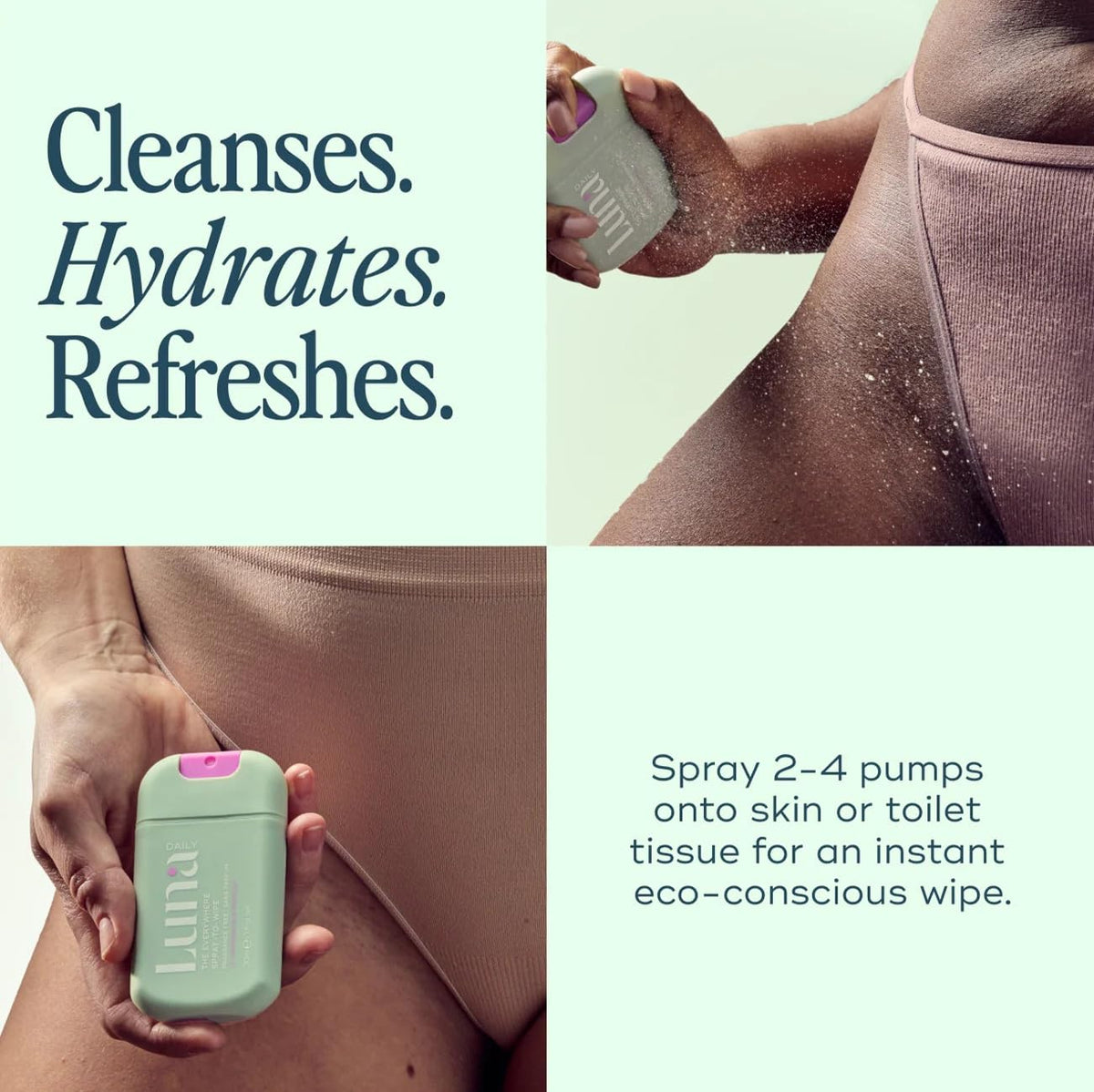 Luna Daily Spray To Wipe Trio - Luna Daily Official Imagery - 6