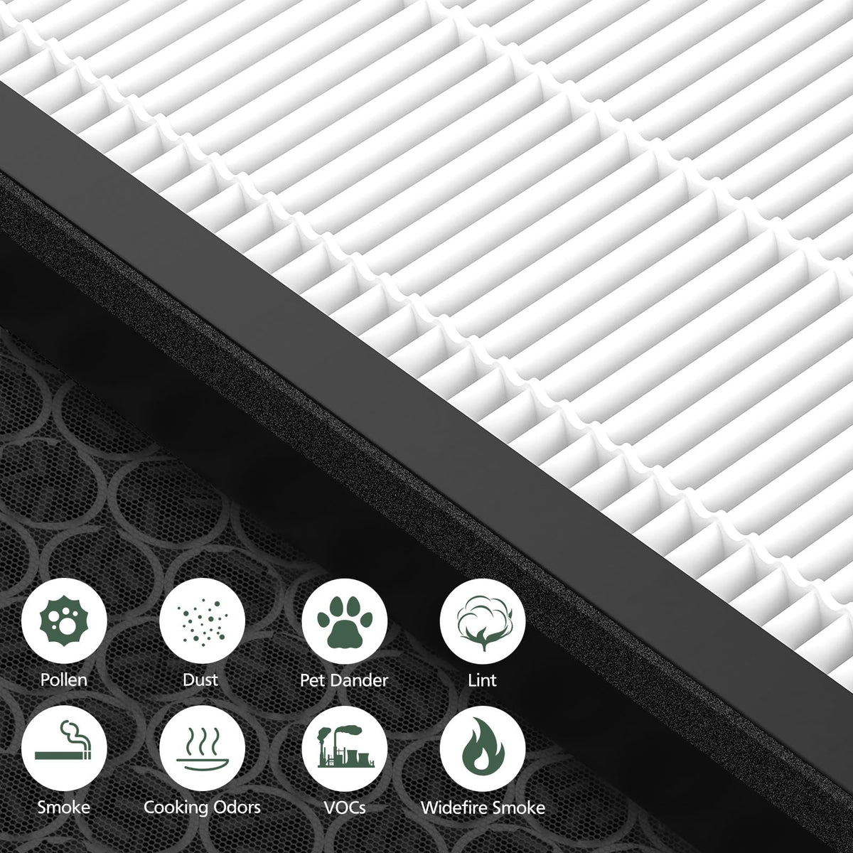 Vital 200S Replacement Filter for LEVOIT Vital 200S P Air - isinlive Official Imagery - 7