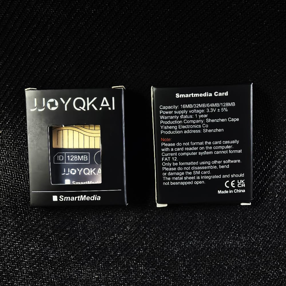 JJOYQKAI SmartMedia Card 128MB SM Memory Card Smart Media Card by JJOYQKAI - Angle View 5