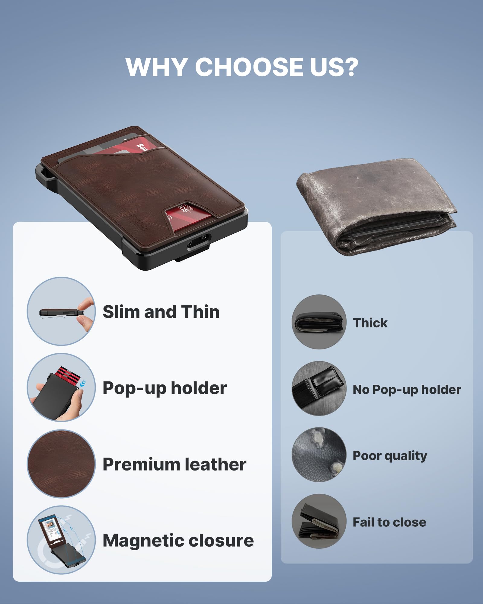 typecase Tactical Wallet for Men – RFID Slim Leather Card Holder