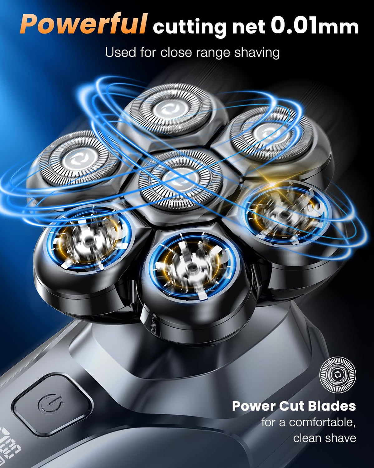 Head Shavers for Bald Men 5 in 1 Electric Shaver 7D Floating - Vylto Official Imagery - 8