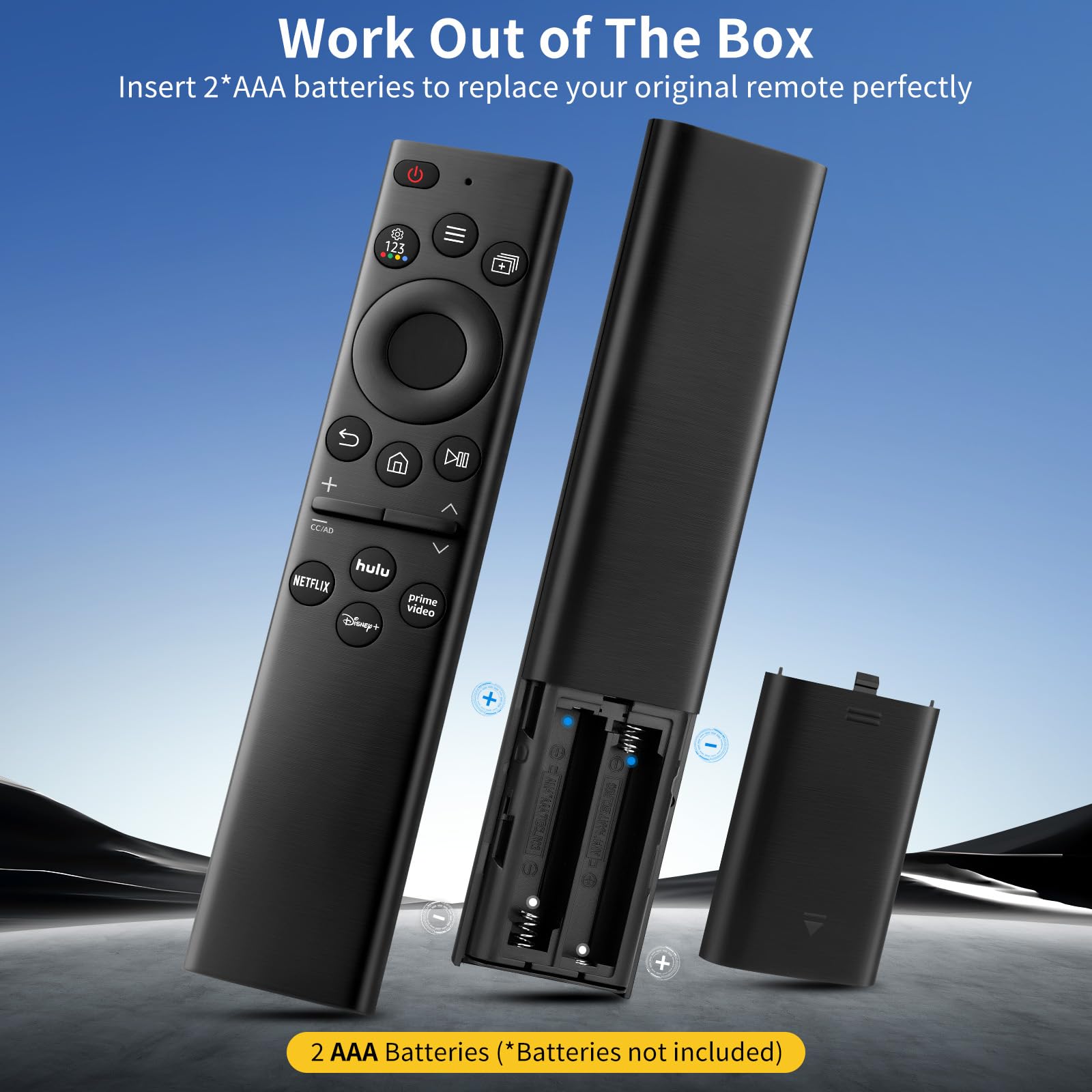 EWO'S   Universal Remote for Samsung TV Frame Solar Serif Crystal - EWO'S Official Product View 7