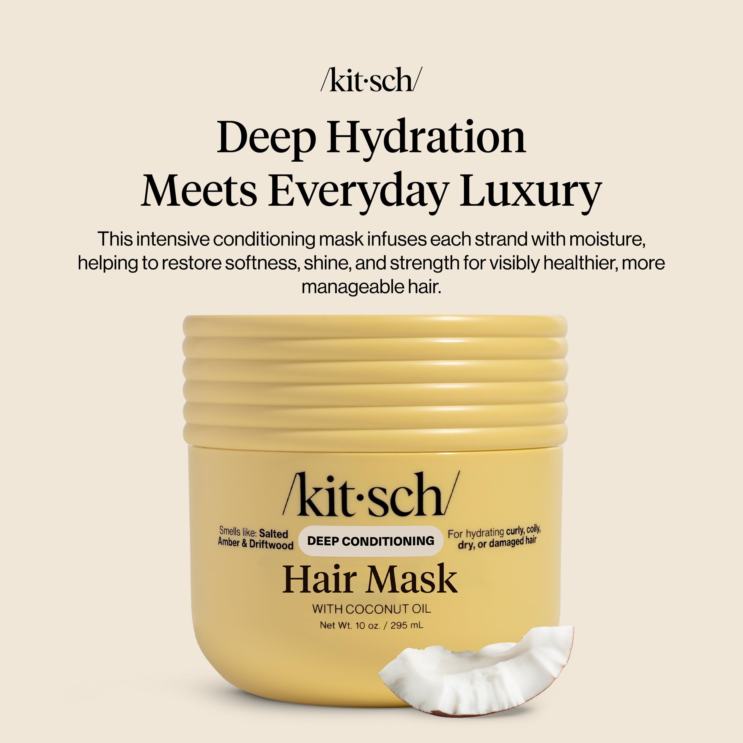 Elefair Tech Kitsch Moisturizing Coconut Oil Hair Mask for Damaged Hair - Elefair Tech Official Product View 3