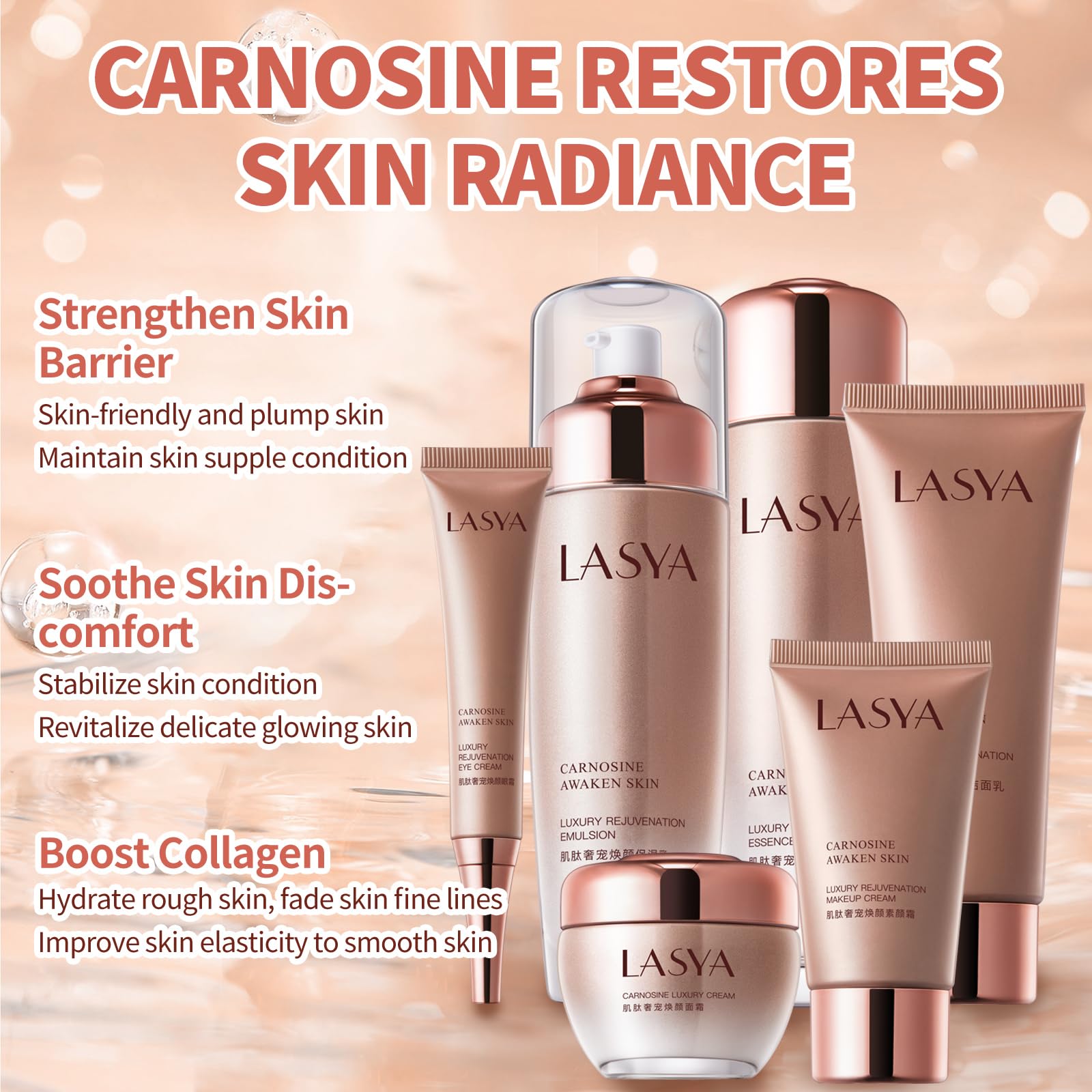 Revitalizing 6-Piece Anti-Aging Skin Care Set for Women – - R RadiantRise
