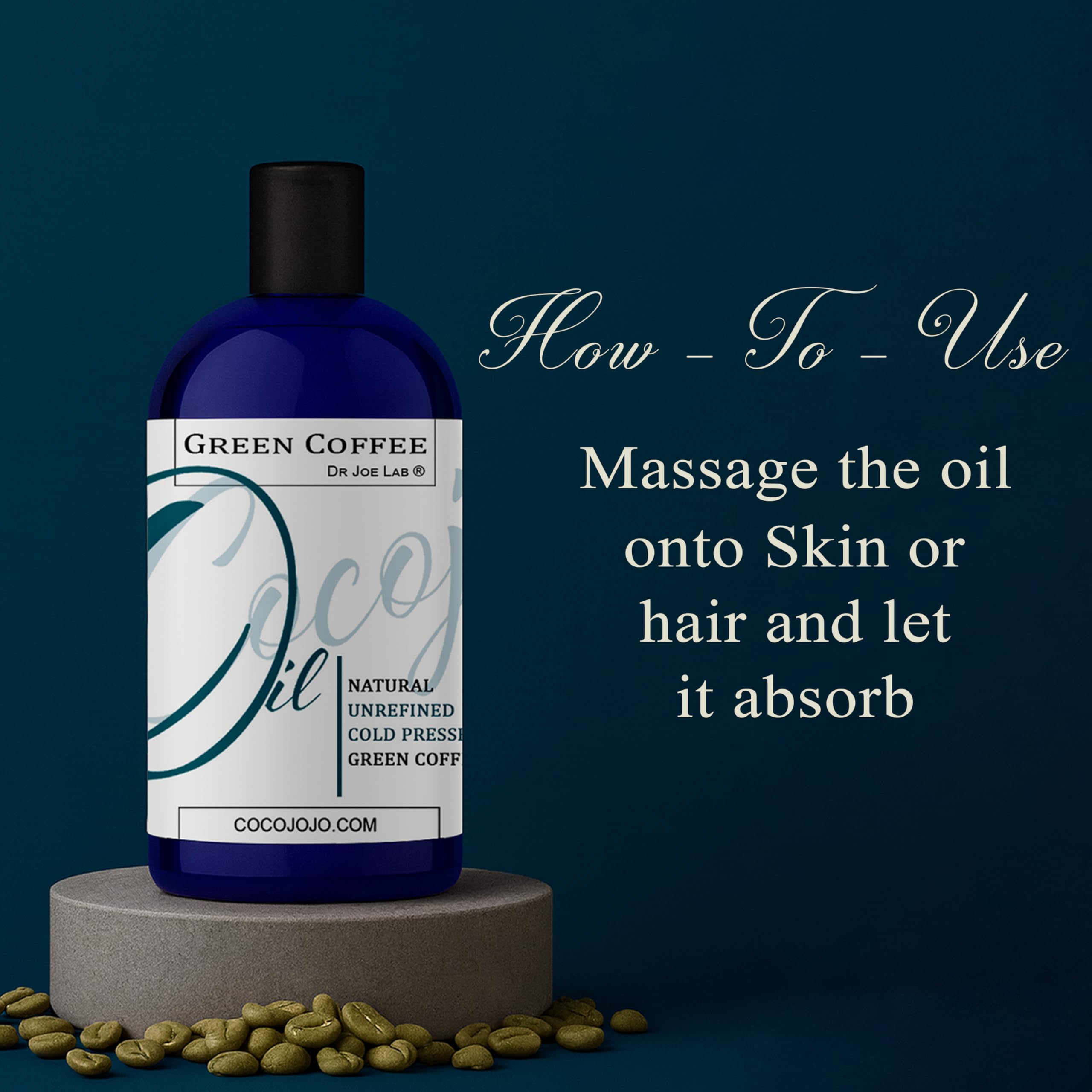 Dr Joe Lab Green Coffee Bean Oil - Pure & Unrefined & Cold Pressed & Non - Dr Joe Lab Official Product View 5