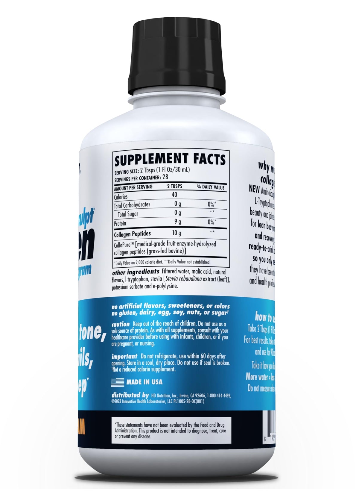 HEALTH DIRECT AminoSculpt Sugar Free Liquid Collagen Orange - HEALTH DIRECT Official Imagery - 6