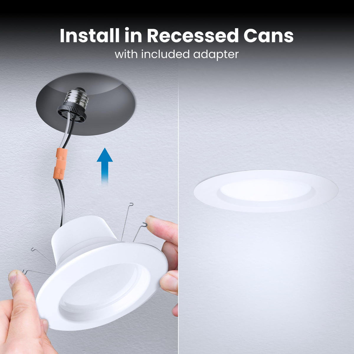 Feit Electric 5 6in LED Recessed Downlight Retrofit Kit - Feit Electric Official Imagery - 8