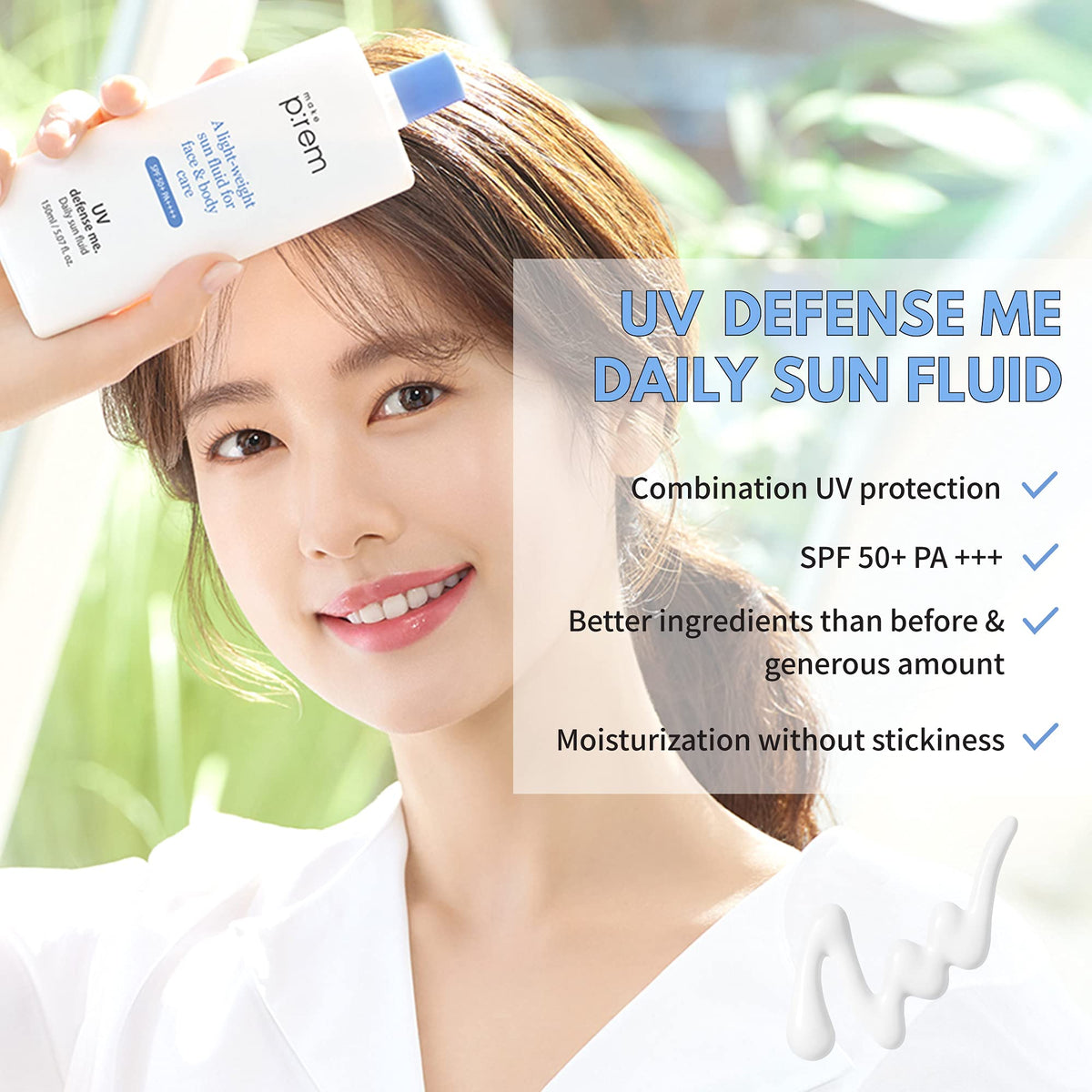 MAKEPREM Defense Me Daily Vegan Sun Fluid Non greasy Calming - MAKEP:REM Official Imagery - 4