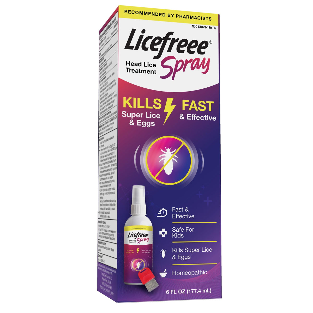 Licefreee Spray Family Size Lice Treatment for Kids Adults - Licefreee Spray! Official Imagery - 7