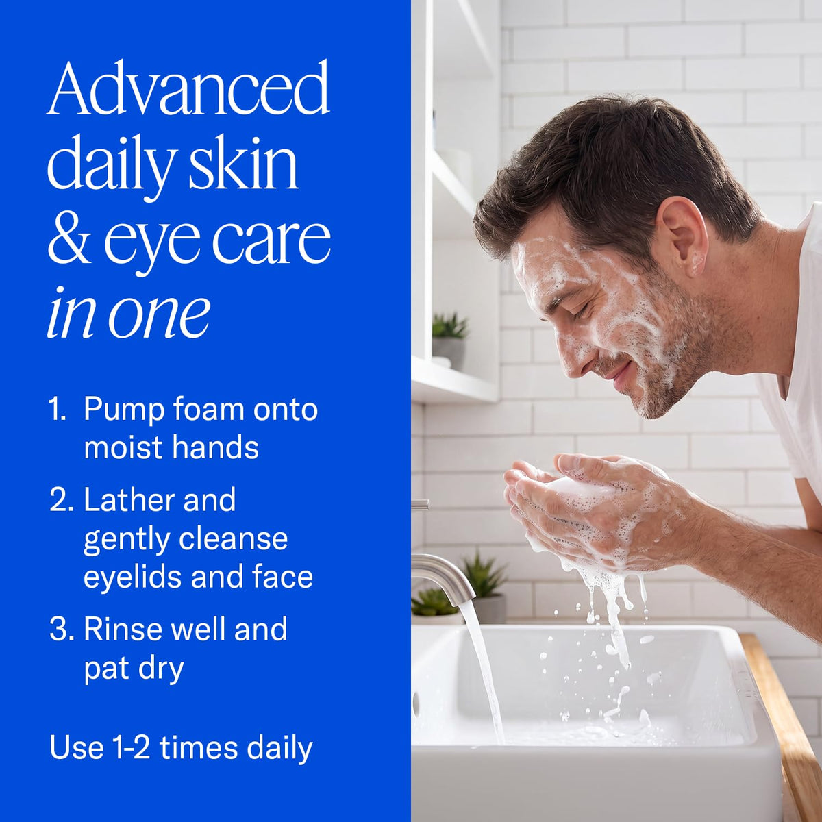EyeEco Advanced Tea Tree Eyelid Facial Cleanser 1 6oz - EYEECO Official Imagery - 7