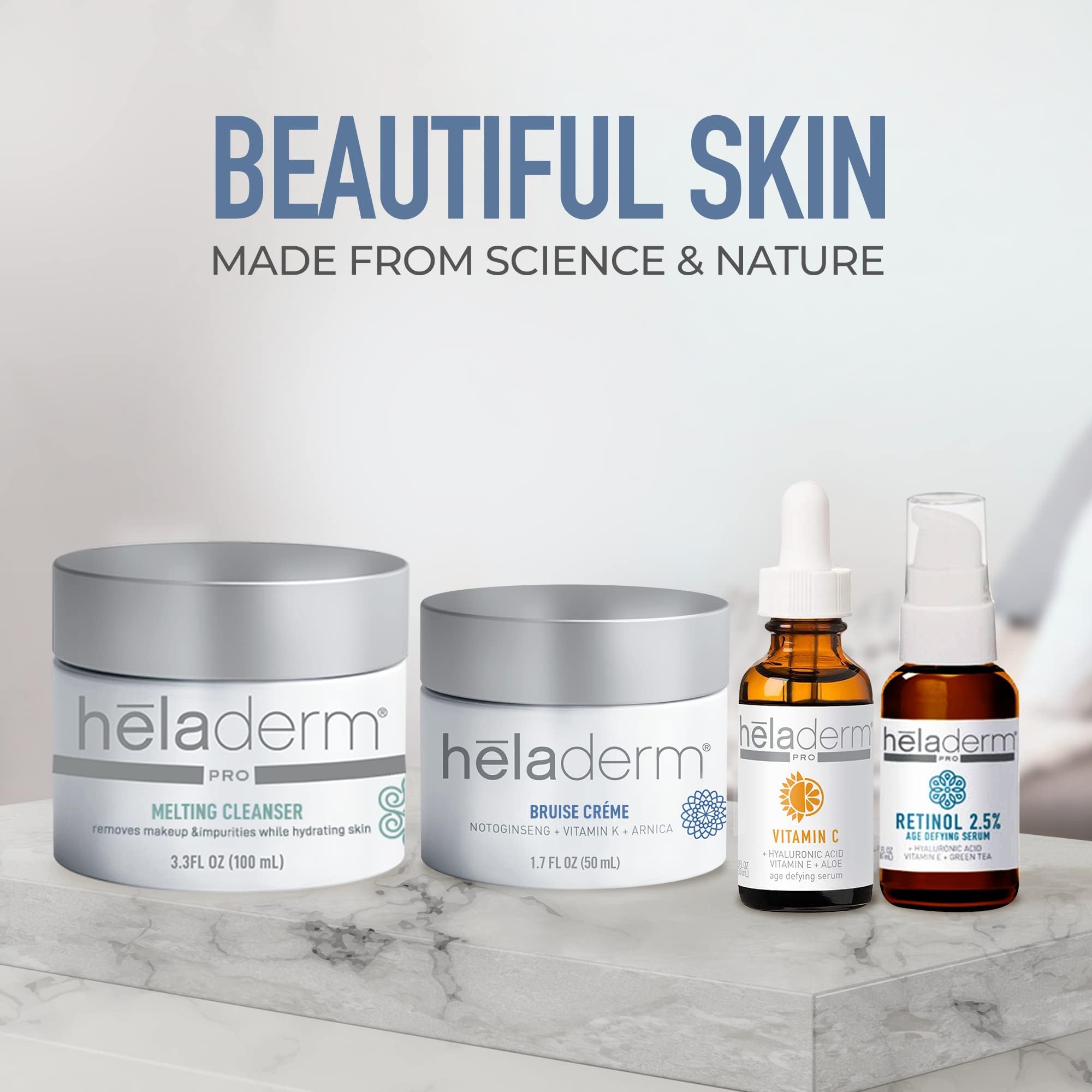 Heladerm Arnica Oil Bruise Cream Extra Strength (Fast Healing) - Bruise Cream for Seniors - Targeted Care to Help Restore Skin’s Vitality, Arnica for Bruising and Swelling - 50mL