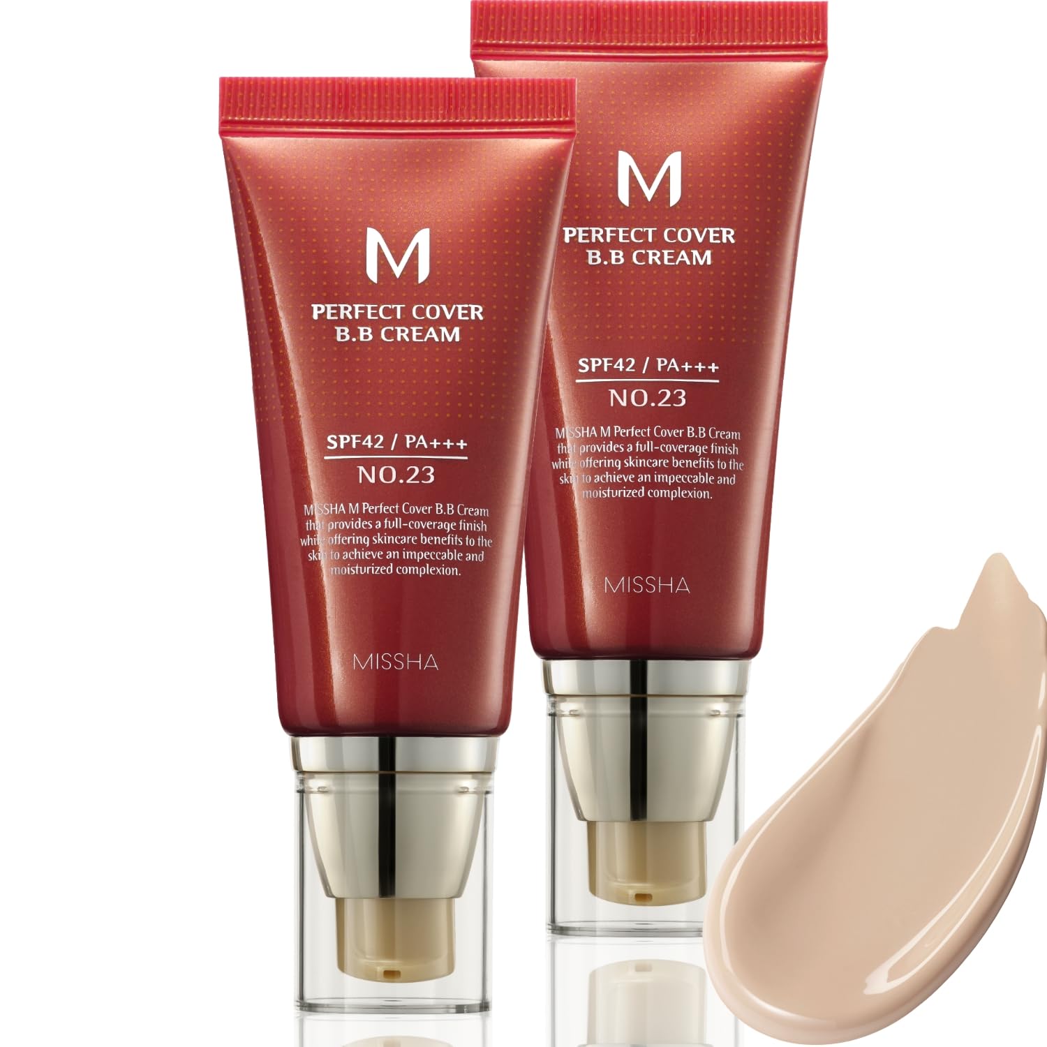 MISSHA M Perfect Cover BB Cream No.23 Natural Beige SPF 42 PA+++ - MISSHA